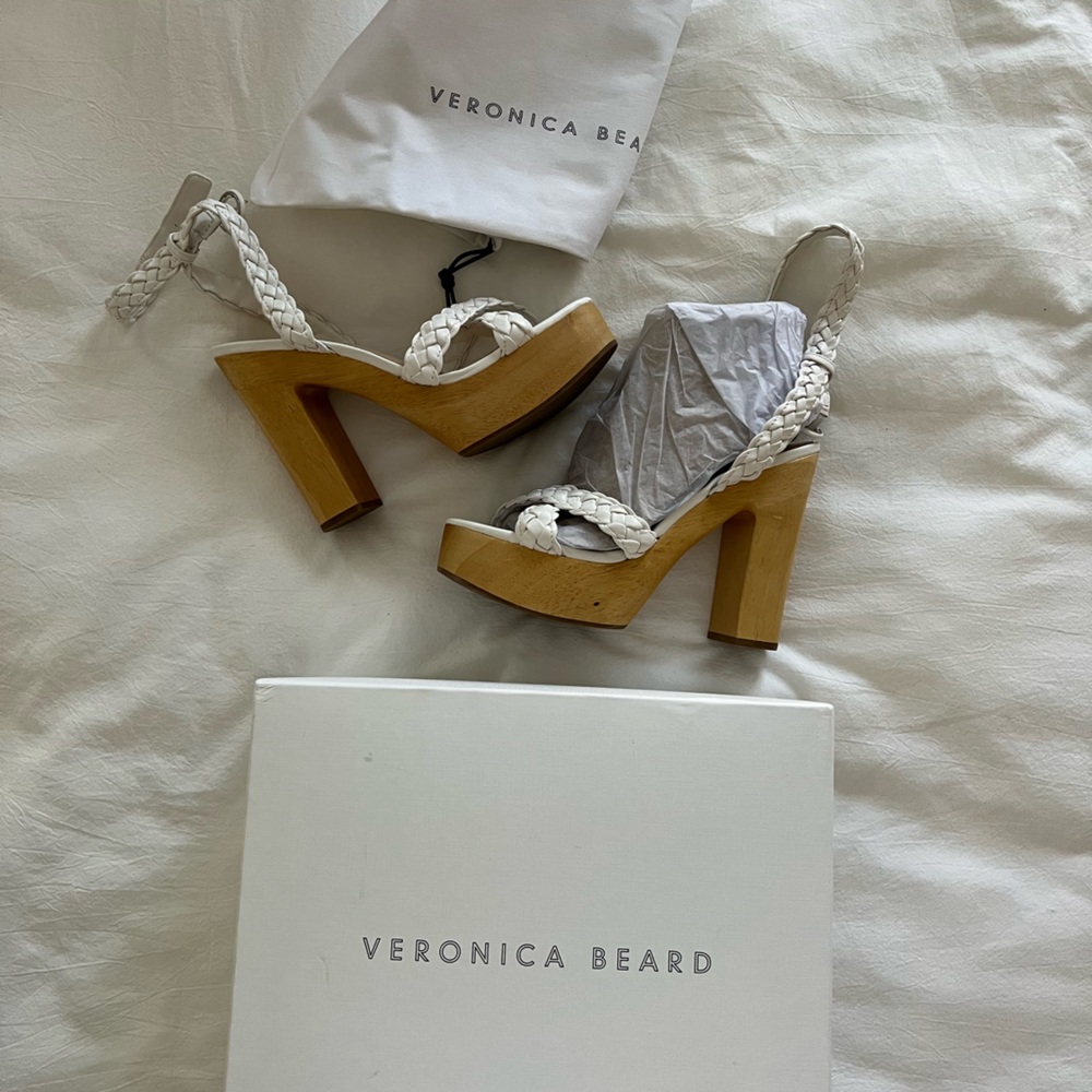 Veronica Beard Platform Sandals!